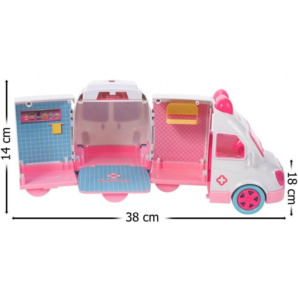 Žaislinis daktaro rinkinys Ligoninė su malūnsparniu ir lėle kaina ir informacija | Žaislai mergaitėms | pigu.lt
