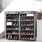 Medžiaginė batų spinta, pilka kaina ir informacija | Batų spintelės, lentynos ir suolai | pigu.lt