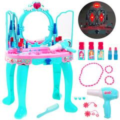 Kosmetikos staliukas, mėlynas цена и информация | Игрушки для девочек | pigu.lt