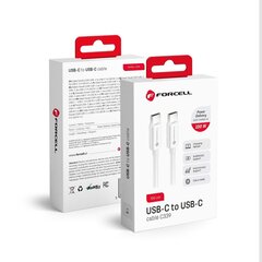 Forcell, USB-C, 1 m kaina ir informacija | Kabeliai ir laidai | pigu.lt