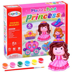 Kūrybinis rinkinys magnetukų gamybai Color Day Princess kaina ir informacija | Lavinamieji žaislai | pigu.lt
