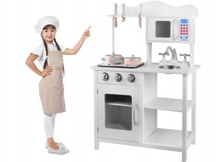 Medinė virtuvė Jokomisiada ZA4127, balta kaina ir informacija | Žaislai mergaitėms | pigu.lt
