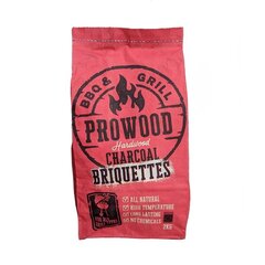 Anglies briketai Prowood, 2 kg цена и информация | Древесный уголь, брикеты, средства для розжига | pigu.lt