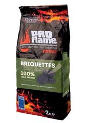 Anglies briketai Pro Flame Expert, 2 kg цена и информация | Древесный уголь, брикеты, средства для розжига | pigu.lt