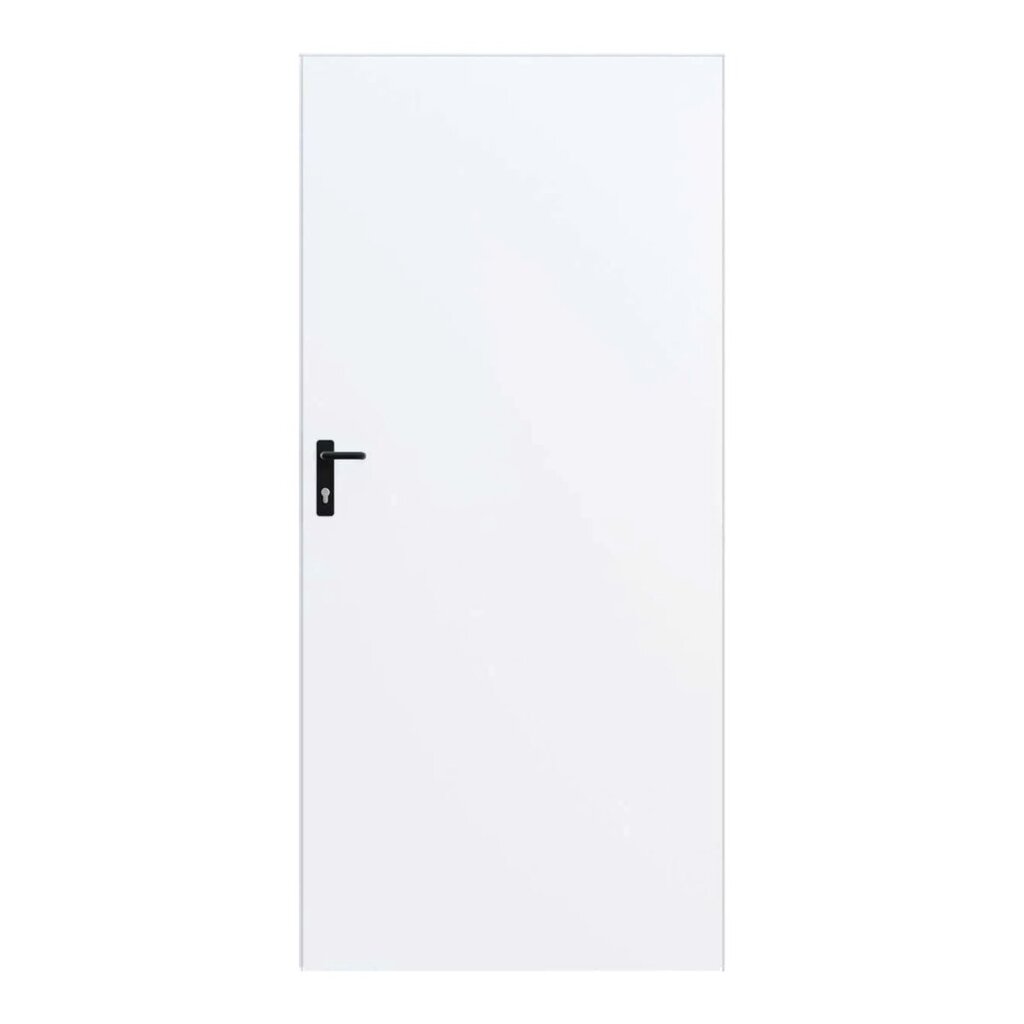 Naujos metalinės durys (techninės) MZ41 895 x 2010 Balta kaina ir informacija | Lauko durys | pigu.lt