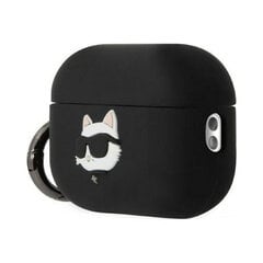 AirPods Pro 2 KARL LAGERFELD 3D NFT Choupette — Черный цена и информация | Теплая повязка на уши, черная | pigu.lt