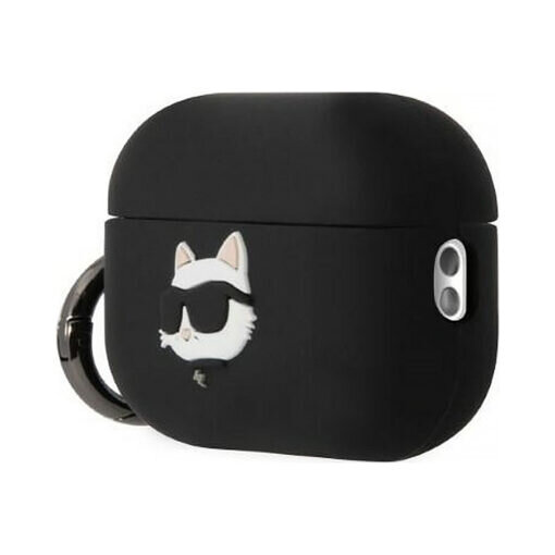 Karl Lagerfeld NFT Choupette skirtas AirPods Pro 2 - Juodas kaina ir informacija | Ausinės | pigu.lt