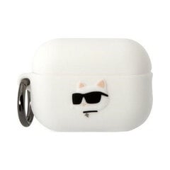 Karl Lagerfeld NFT Choupette skirtas AirPods Pro 2 - Baltas kaina ir informacija | Ausinės | pigu.lt