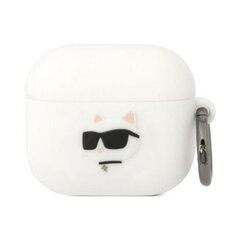 AirPods 3 KARL LAGERFELD 3D NFT Choupette — Белый цена и информация | Аксессуары для наушников | pigu.lt