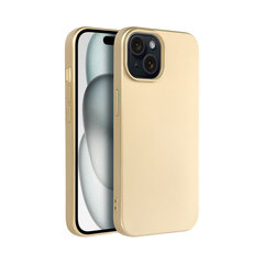 METALLIC для iPhone 15 Pro (6,1″) - Золотой цена и информация | Чехлы для телефонов | pigu.lt