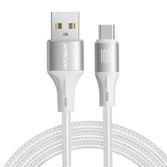 Cable USB to USB-C Joyroom SA25-AC6 | 100W | 1,2m  (white) цена и информация | Кабели для телефонов | pigu.lt