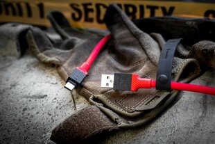 Tactical Fat Man Cable USB-C|USB-C 1m Grey цена и информация | Кабели и провода | pigu.lt