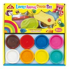 Modelino rinkinys Peipeile Lovely Animal Dough Set цена и информация | Принадлежности для рисования, лепки | pigu.lt