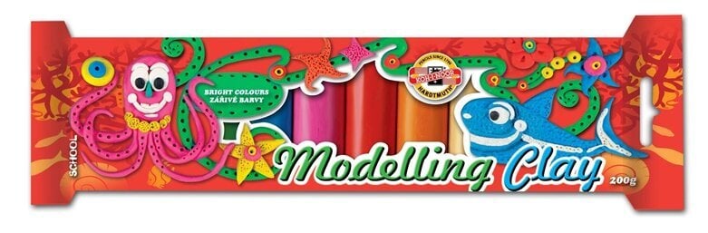 Plastilino rinkinys Koh-i-Noor Modelling Clay , 10 spalvų цена и информация | Piešimo, tapybos, lipdymo reikmenys | pigu.lt