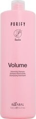 Šampūnas ploniems plaukams Kaaral Purify Volume, 1000 ml kaina ir informacija | Šampūnai | pigu.lt