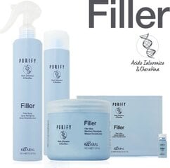 FILLER ✴ Космецевтическая маска с гиалуроновой кислотой и кератином для хрупких, ломких волос, 1000 мл цена и информация | Средства для укрепления волос | pigu.lt