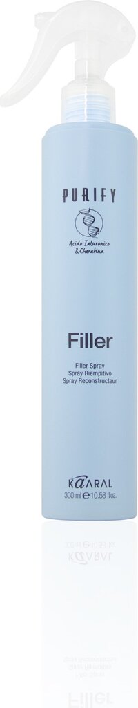 Nenuplaunamas kosmeceutinis purškiamasis fluidas plaukams Kaaral Purify Filler, 300 ml kaina ir informacija | Priemonės plaukų stiprinimui | pigu.lt