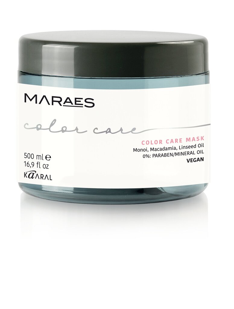 MARAES COLOR CARE Маска для окрашенных, химически обработанных и поврежденных  волос (100% VEGAN), 500 мл цена | pigu.lt