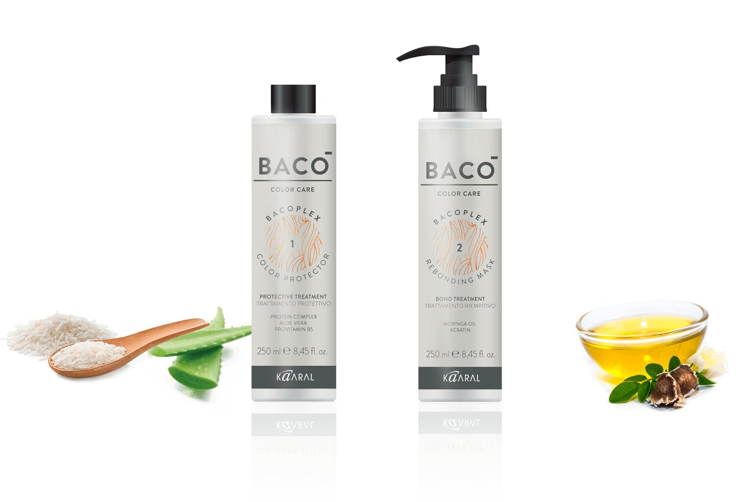 Apsaugos priemonė plaukams dažymo ir šviesinimo metu Bacoplex N. 1, 250 ml kaina ir informacija | Priemonės plaukų stiprinimui | pigu.lt