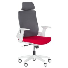 2-ių biuro kėdžių komplektas Wood Garden Carmen 7546, raudonas/pilkas kaina ir informacija | Biuro kėdės | pigu.lt