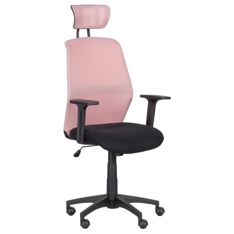 Kėdė Wood Garden Carmen 7535, juoda/rožinė kaina ir informacija | Biuro kėdės | pigu.lt