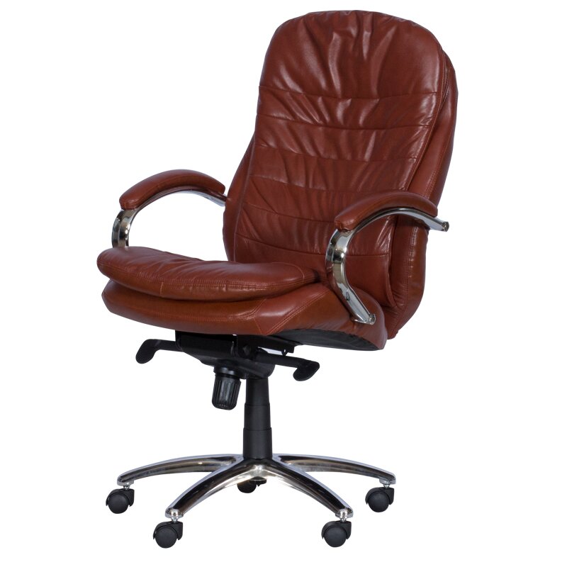 Kėdė Wood Garden Carmen 8113-1 sparkling, ruda kaina ir informacija | Biuro kėdės | pigu.lt