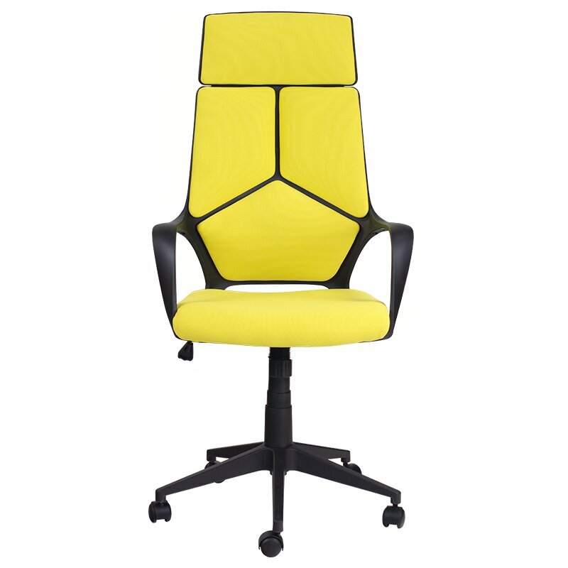 Biuro kėdė Wood Garden Carmen 7500-1, geltona kaina ir informacija | Biuro kėdės | pigu.lt