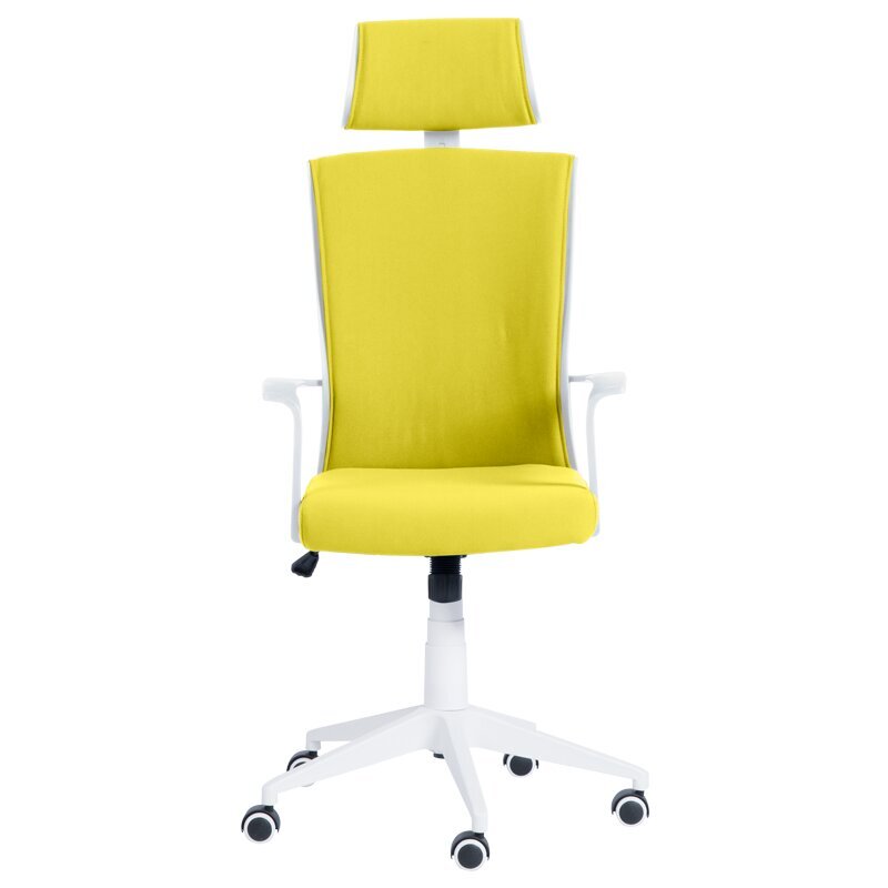 Biuro kėdė Wood Garden Carmen 7524-2, geltona kaina ir informacija | Biuro kėdės | pigu.lt