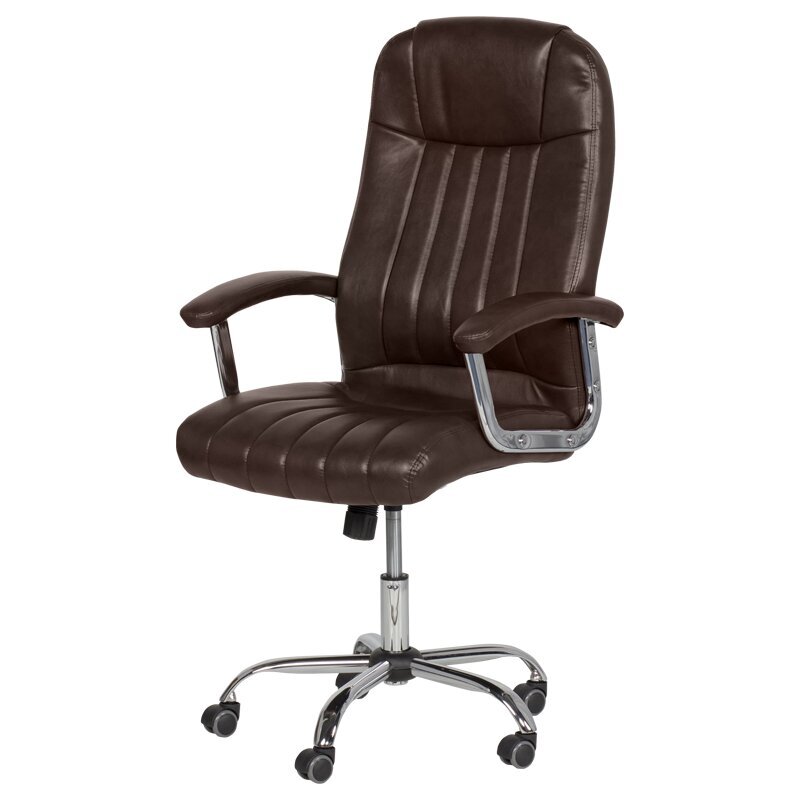 Biuro kėdė Wood Garden Carmen 6181, ruda kaina ir informacija | Biuro kėdės | pigu.lt