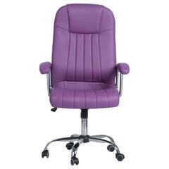 Biuro kėdė Wood Garden Carmen 6181, violetinė kaina ir informacija | Biuro kėdės | pigu.lt