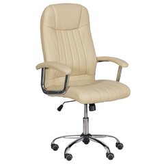 Biuro kėdė Wood Garden Carmen 6181, smėlio spalvos kaina ir informacija | Biuro kėdės | pigu.lt