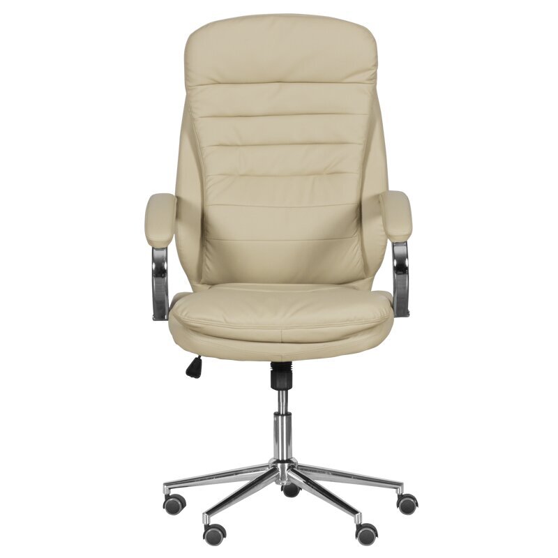 Biuro kėdė Wood Garden Carmen 6113-1, smėlio kaina ir informacija | Biuro kėdės | pigu.lt