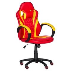 Žaidimų kėdė Wood Garden Carmen 6305, raudona/geltona kaina ir informacija | Biuro kėdės | pigu.lt