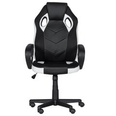 Žaidimų kėdė Wood Garden Carmen 7601, juoda/balta kaina ir informacija | Biuro kėdės | pigu.lt