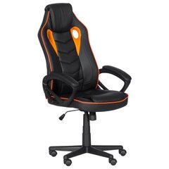 Игровое кресло Wood Garden Carmen 7604, черный/оранжевый цвет цена и информация | Офисные кресла | pigu.lt