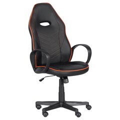 Игровое кресло Wood Garden Carmen 7530, черный/оранжевый цвет цена и информация | Офисные кресла | pigu.lt
