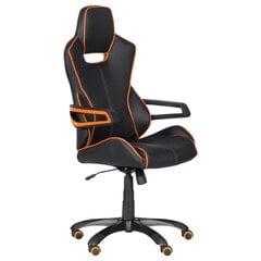 Žaidimų kėdė Wood Garden Carmen 7513, juoda/oranžinė kaina ir informacija | Biuro kėdės | pigu.lt