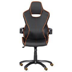 Žaidimų kėdė Wood Garden Carmen 7513, juoda/oranžinė kaina ir informacija | Biuro kėdės | pigu.lt