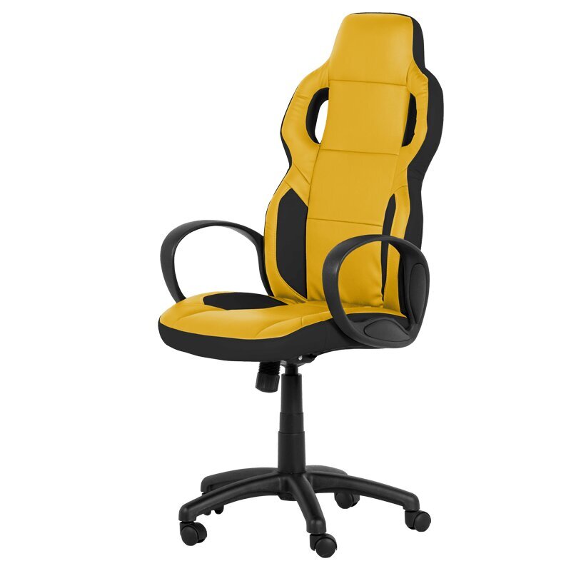 Žaidimų kėdė Wood Garden Carmen 7510, geltona kaina ir informacija | Biuro kėdės | pigu.lt