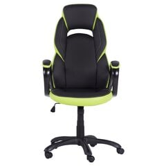 Žaidimų kėdė Wood Garden Carmen 7511, juoda/žalia kaina ir informacija | Biuro kėdės | pigu.lt