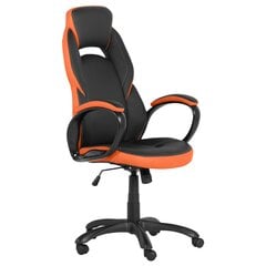 Игровое кресло Wood Garden Carmen 7511, черный/оранжевый цвет цена и информация | Офисные кресла | pigu.lt