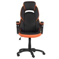Žaidimų kėdė Wood Garden Carmen 7511, juoda/oranžinė kaina ir informacija | Biuro kėdės | pigu.lt
