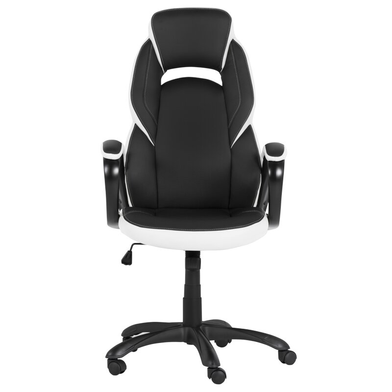 Žaidimų kėdė Wood Garden Carmen 7511, juoda/balta kaina ir informacija | Biuro kėdės | pigu.lt