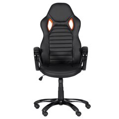 Žaidimų kėdė Wood Garden Carmen 7502, juoda/oranžinė kaina ir informacija | Biuro kėdės | pigu.lt