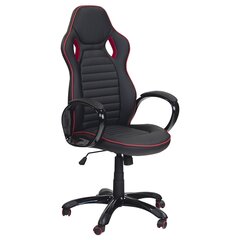 Žaidimų kėdė Wood Garden Carmen 7502, juoda/raudona kaina ir informacija | Biuro kėdės | pigu.lt