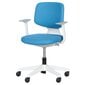 Darbo kėdė Wood Garden Carmen 6218, mėlyna kaina ir informacija | Biuro kėdės | pigu.lt
