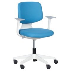 Darbo kėdė Wood Garden Carmen 6218, mėlyna kaina ir informacija | Biuro kėdės | pigu.lt