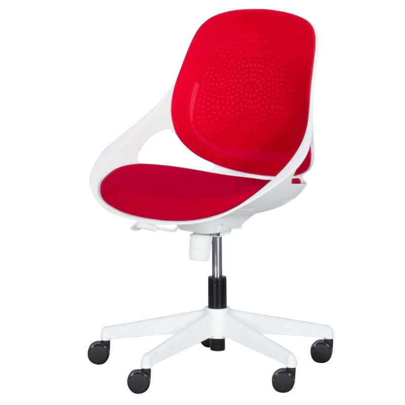 2-ių vaikiškų kėdžių komplektas Wood Garden Carmen 6219, raudonas kaina ir informacija | Biuro kėdės | pigu.lt