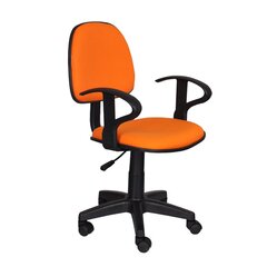 Darbo kėdė Wood Garden Carmen 6012, oranžinė kaina ir informacija | Biuro kėdės | pigu.lt
