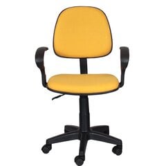 Офисное кресло Wood Garden Carmen 6012, желтого цвета цена и информация | Офисные кресла | pigu.lt